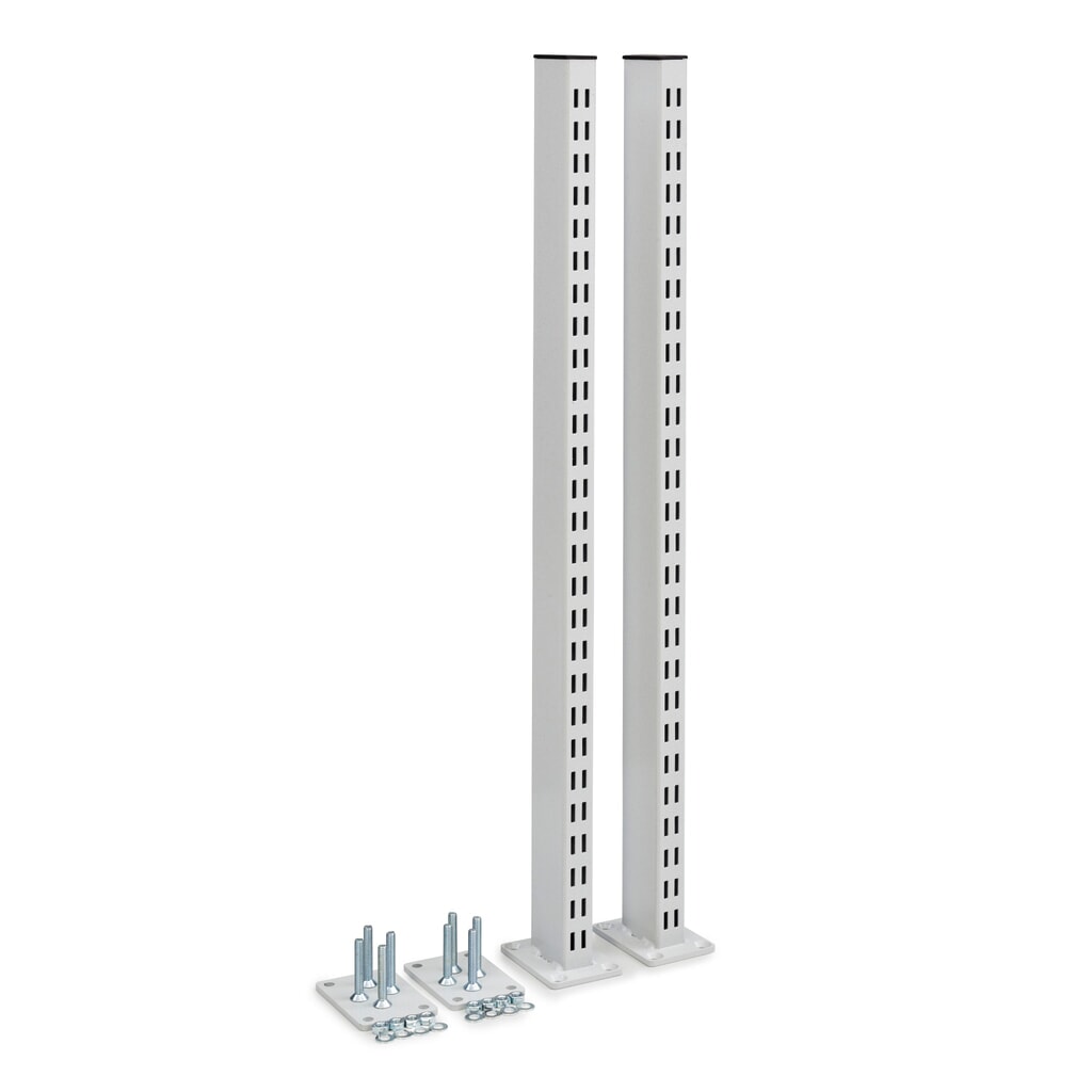 Montants perforés pour table de travail TRESTON TED, avec bride, hauteur 790 mm, 2 pcs/UV Illustration du produit: Montants perforés pour table de travail TRESTON TED, avec bride, hauteur 790 mm, 2 pcs/UV