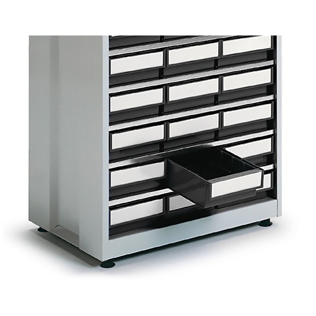 N° de l'image du produit 4 : Système de rangement à tiroirs, 24 tiroirs, gris