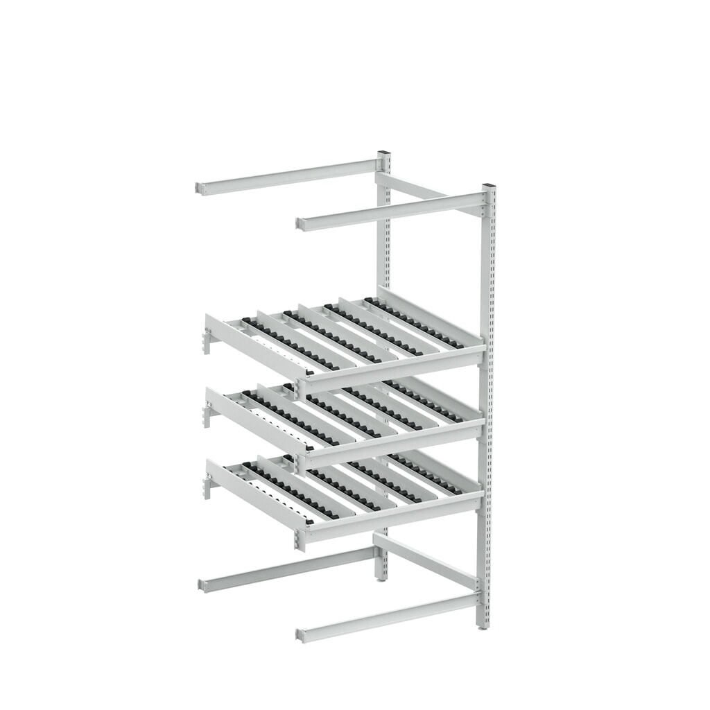Illustration du produit: Rallonge latérale pour rayonnage de mise à disposition FIFO de TRESTON, ESD, HxlxP 1.860 x 933 x 805 mm