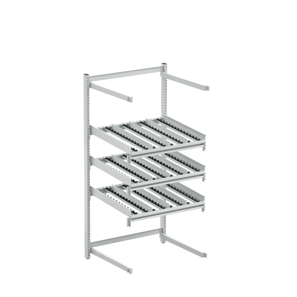 Illustration du produit: Rallonge arrière pour rayonnage de mise à disposition FIFO de TRESTON , ESD, HxlxP 1.860 x 933 x 735 mm
