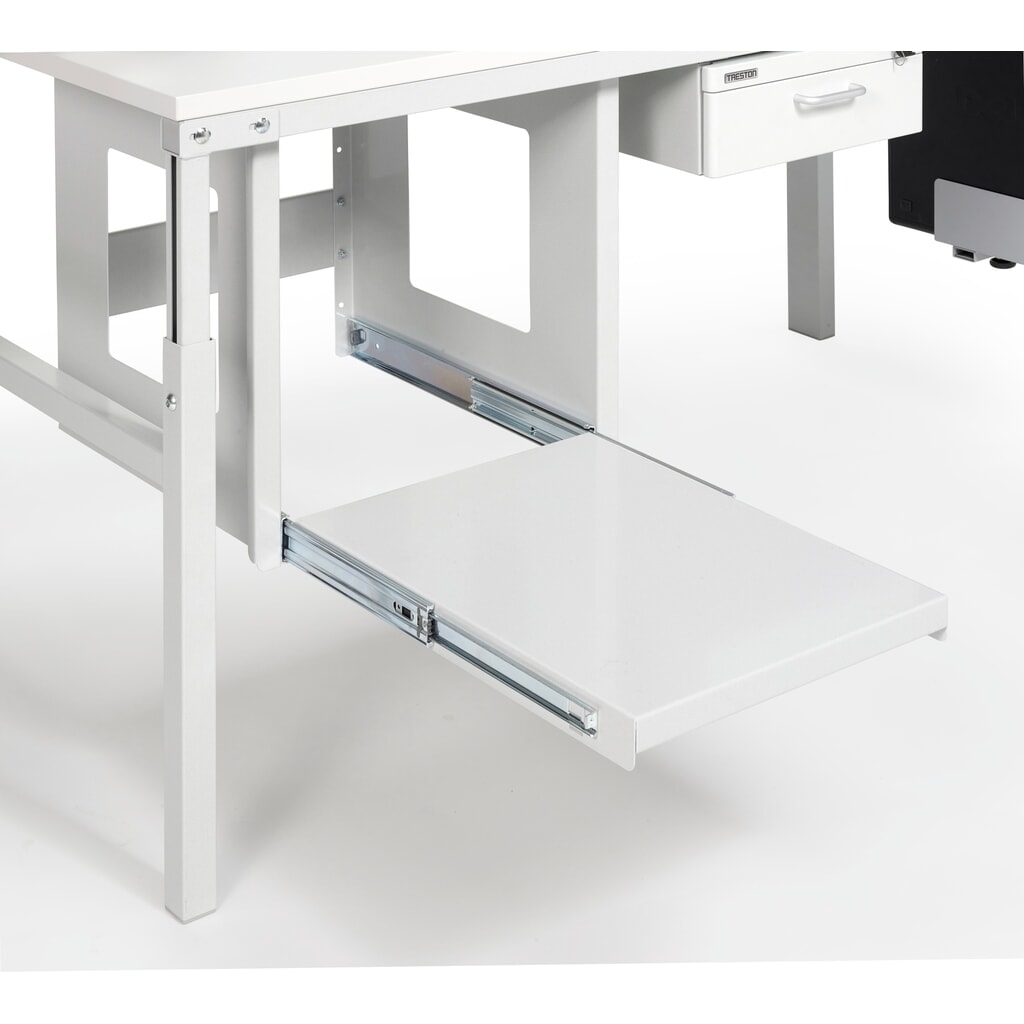 Tablette en acier extensible TRESTON pour imprimante, HxlxP 506 x 500 x 535 mm Illustration du produit: Tablette en acier extensible TRESTON pour imprimante, HxlxP 506 x 500 x 535 mm
