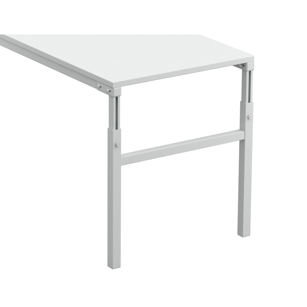N° de l'image du produit 5 : Table d’angle d’appoint pour système de poste de travail, réglable en hauteur, capacité de charge 150 kg, l x P 1 200 x 700 mm