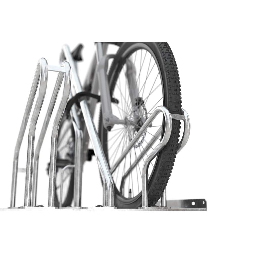 N° de l'image du produit 2 : wsm® abri à vélos Leipzig, toit plat avec acrotère, pour 8 vélos