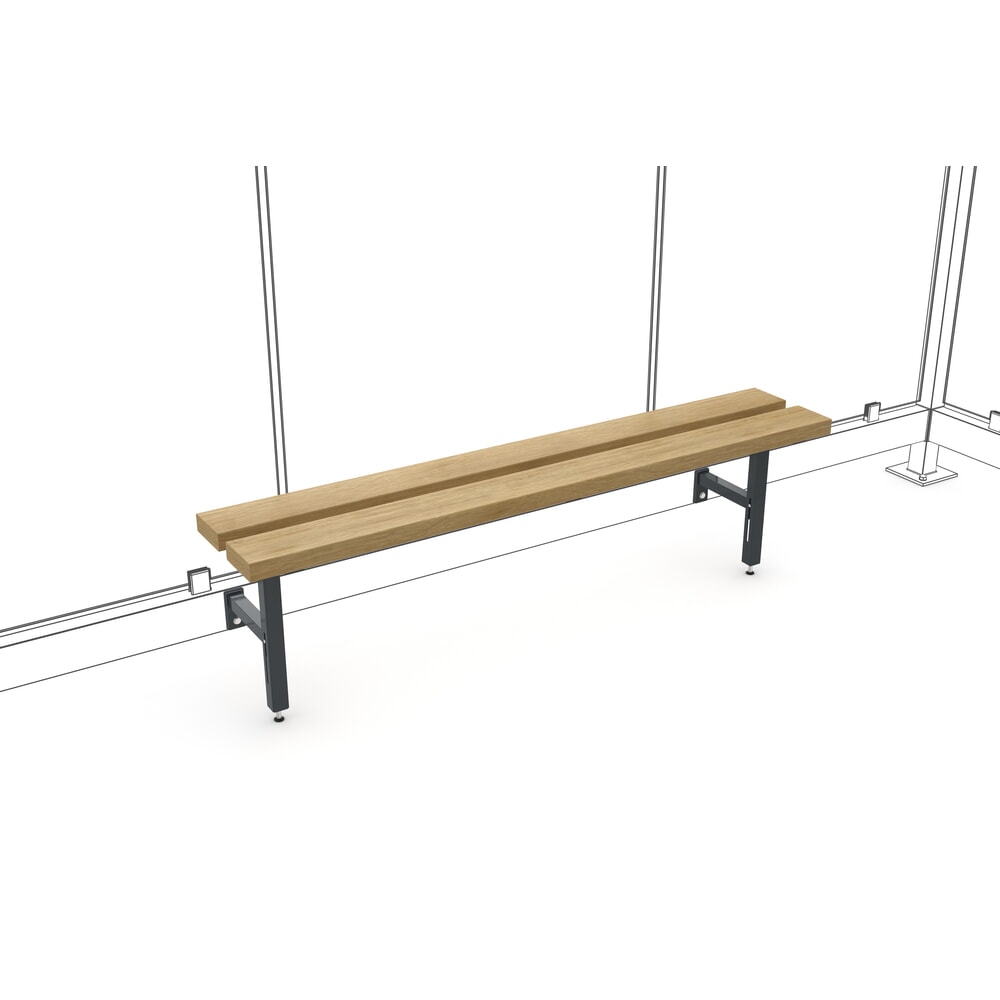 N° de l'image du produit 4 : wsm® abri pour fumeurs Professional Köln, vitrage ESG, éclairage intégré, en kit, H x l x P 2440 mm x 2165 mm x 2165 mm
