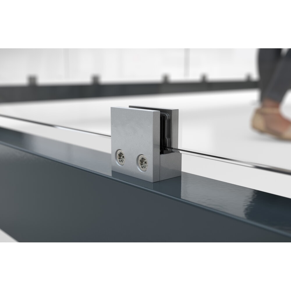 N° de l'image du produit 5 : wsm® abri pour fumeurs Professional Köln, vitrage ESG, éclairage intégré, en kit, H x l x P 2440 mm x 2165 mm x 2165 mm