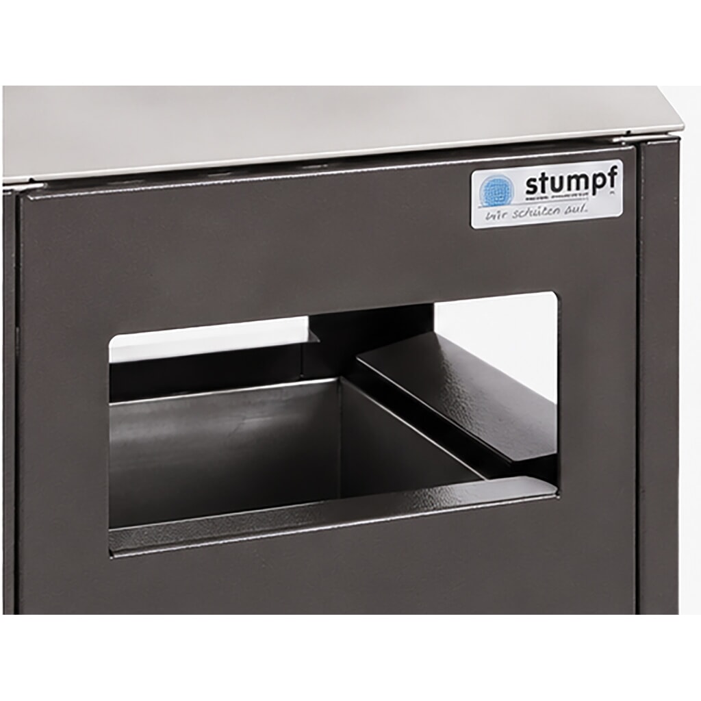 Combiné cendrier-poubelle stumpf®, 40 litres N° de l'image du produit 3 : Combiné cendrier-poubelle stumpf®, 40 litres