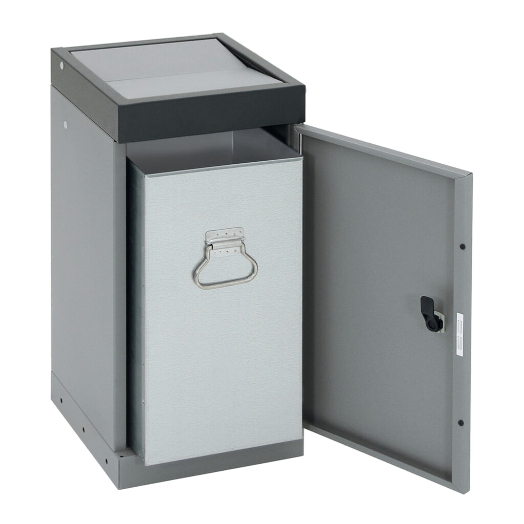 N° de l'image du produit 4 : Collecteur de déchets stumpf®, 1x 70 litres, couvercle anthracite