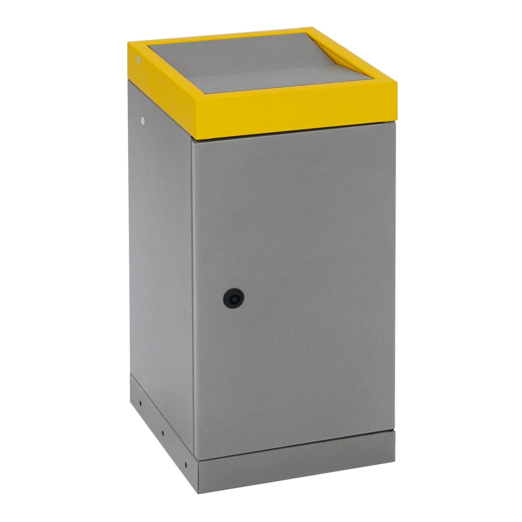 N° de l'image du produit 6 : Collecteur de déchets stumpf®, 1x 70 litres, couvercle jaune