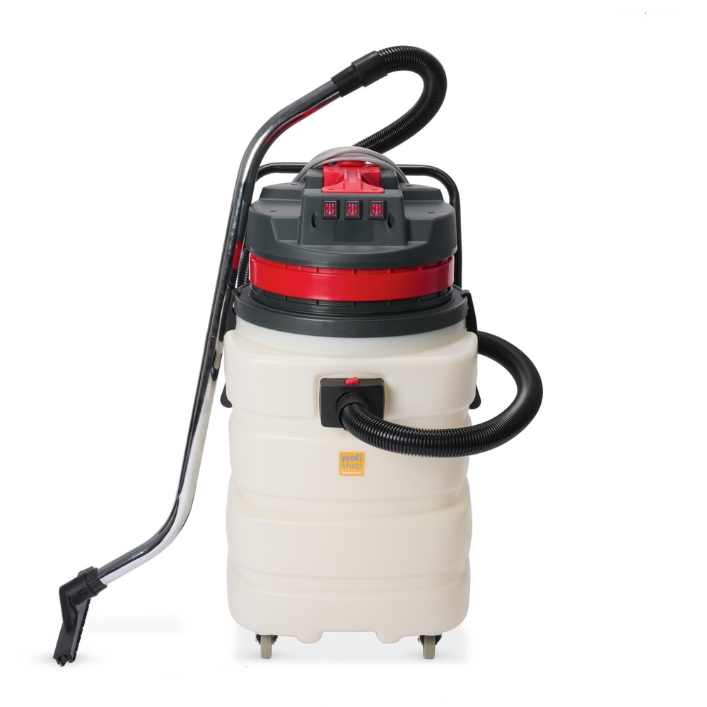 N° de l'image du produit 9 : Aspirateur industriel HEMMDAL, eau + poussière, cuve en plastique, 3 000 W, 90 l, dossier de poussée, tuyau de vidange