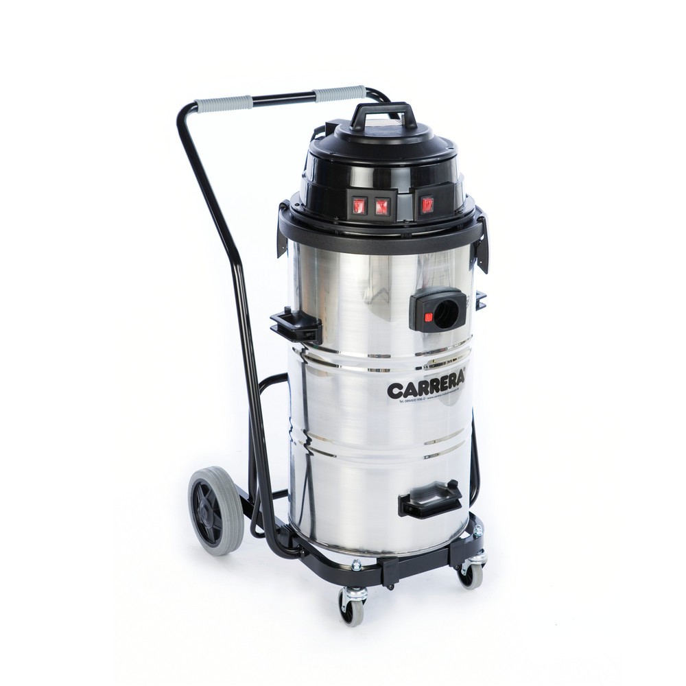 Illustration du produit: Aspirateur industriel CARRERA® 90.03 K, châssis mobile basculant, eau et poussières, 3240 W, 77 L