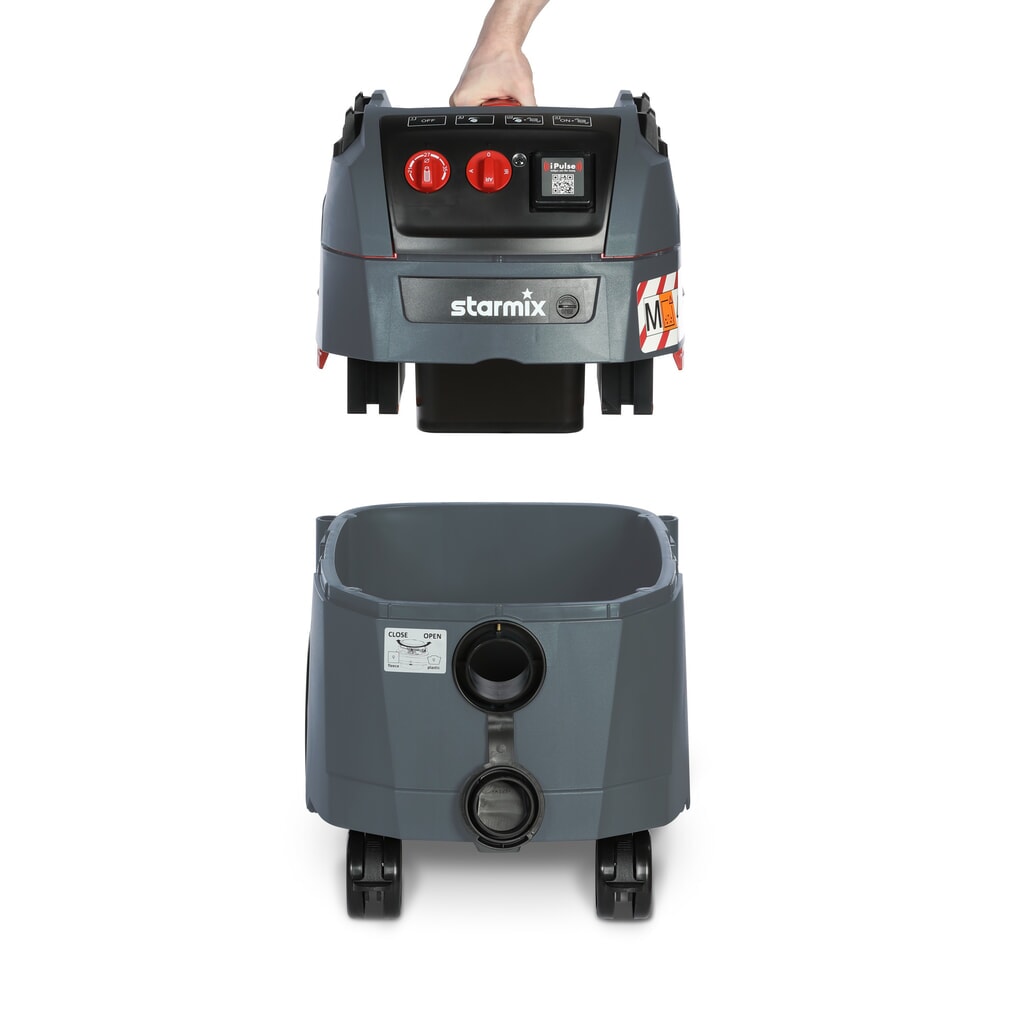 N° de l'image du produit 7 : Aspirateur industriel starmix iPulse, classe de poussières M, 1 600 W, 35 l