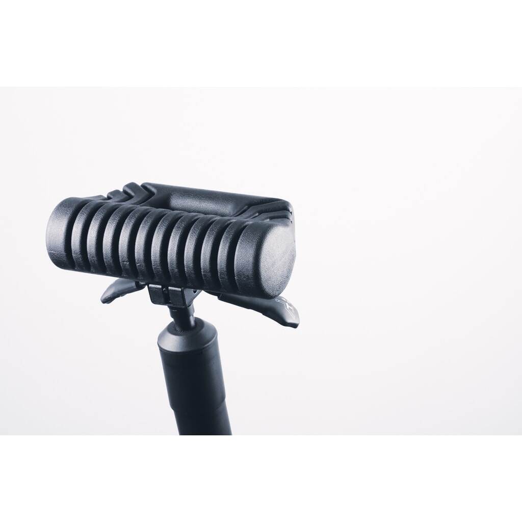 N° de l'image du produit 11 : Siège assis-debout, assise ronde en PU, hauteur d’assise 630-840 mm, pied en fourche, poignée de transport
