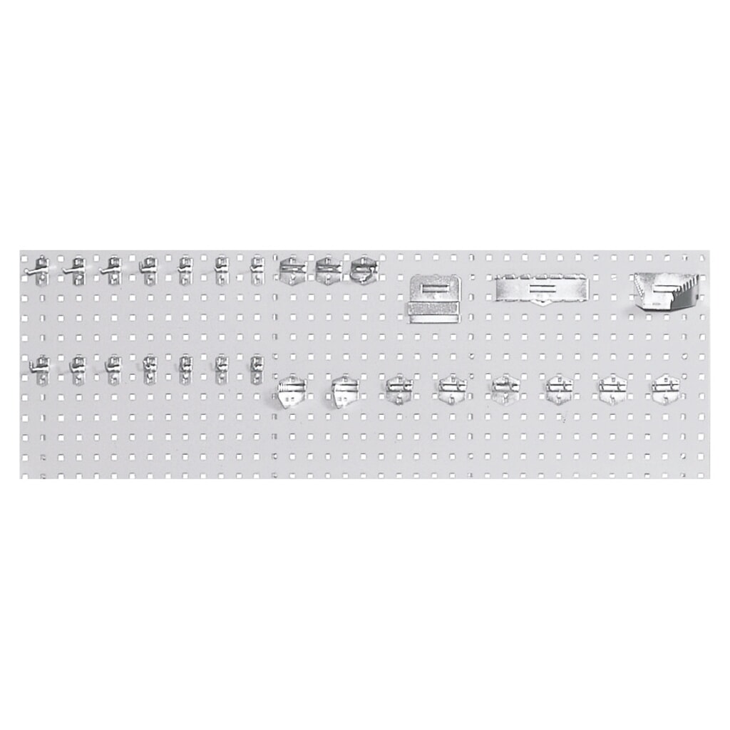 Assortiment de crochets pour table d’établi Bedrunka+Hirth, 18 pièces Illustration du produit: Assortiment de crochets pour table d’établi Bedrunka+Hirth, 18 pièces