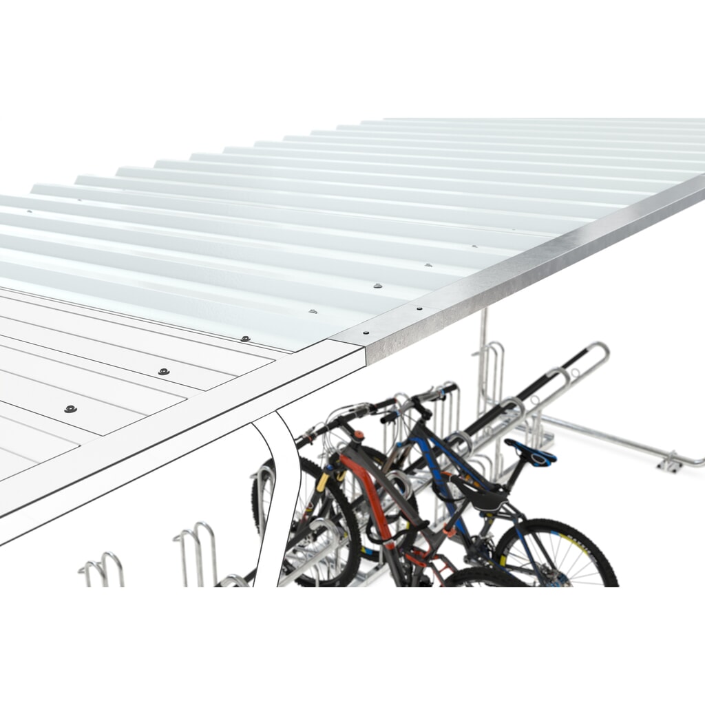 Canopy BASIC, 1 face, travée auxiliaire, largeur 4.300 mm N° de l'image du produit 4 : Canopy BASIC, 1 face, travée auxiliaire, largeur 4.300 mm