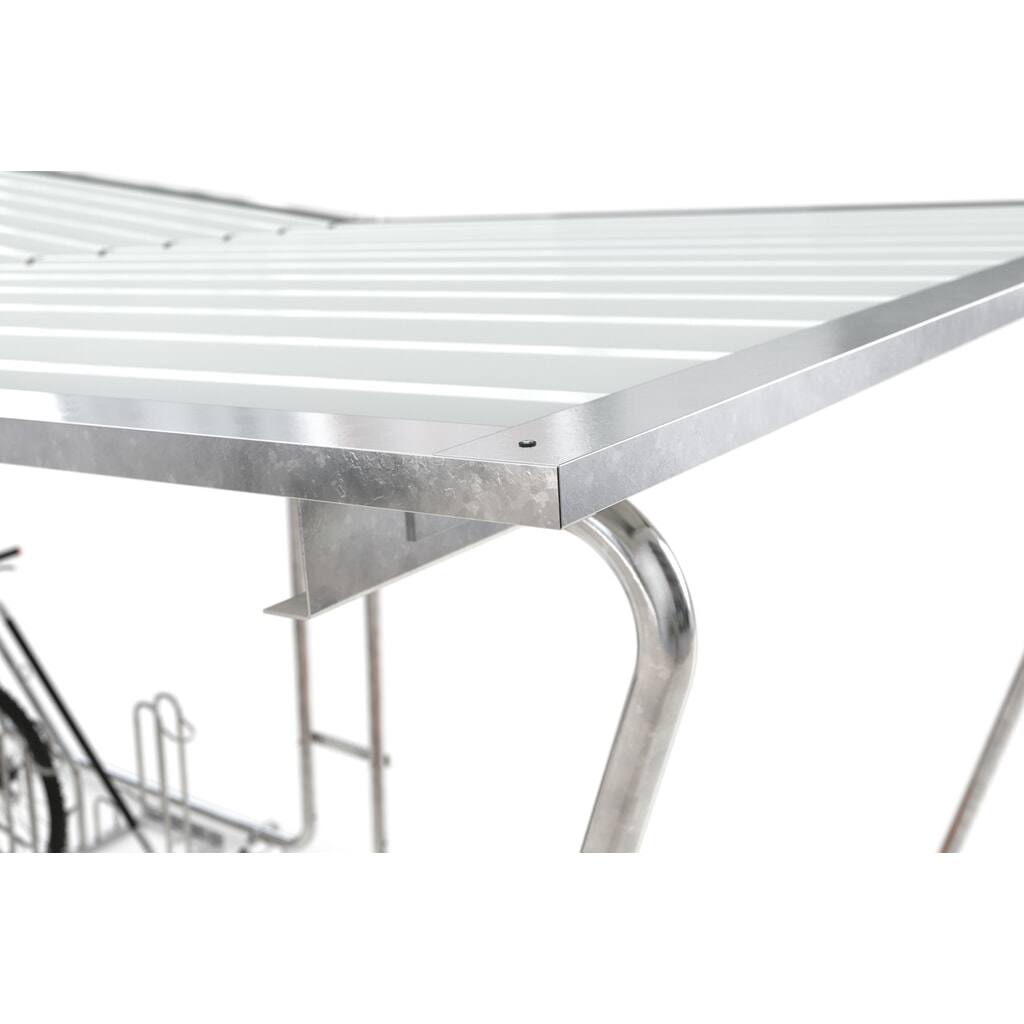 N° de l'image du produit 7 : Abri BASIC, 2 côtés, MB, largeur 2 145 mm