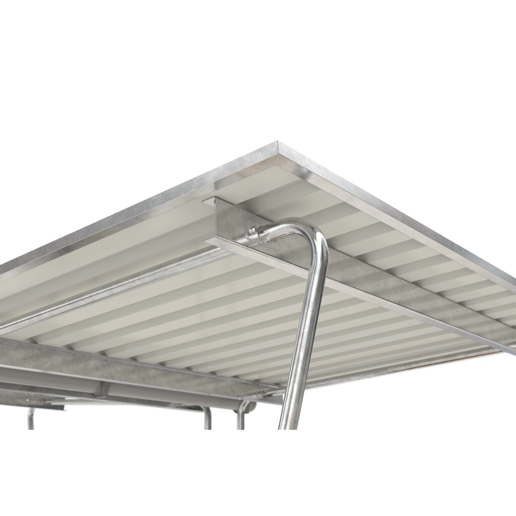 N° de l'image du produit 8 : Abri BASIC, 2 côtés, MB, largeur 2 145 mm