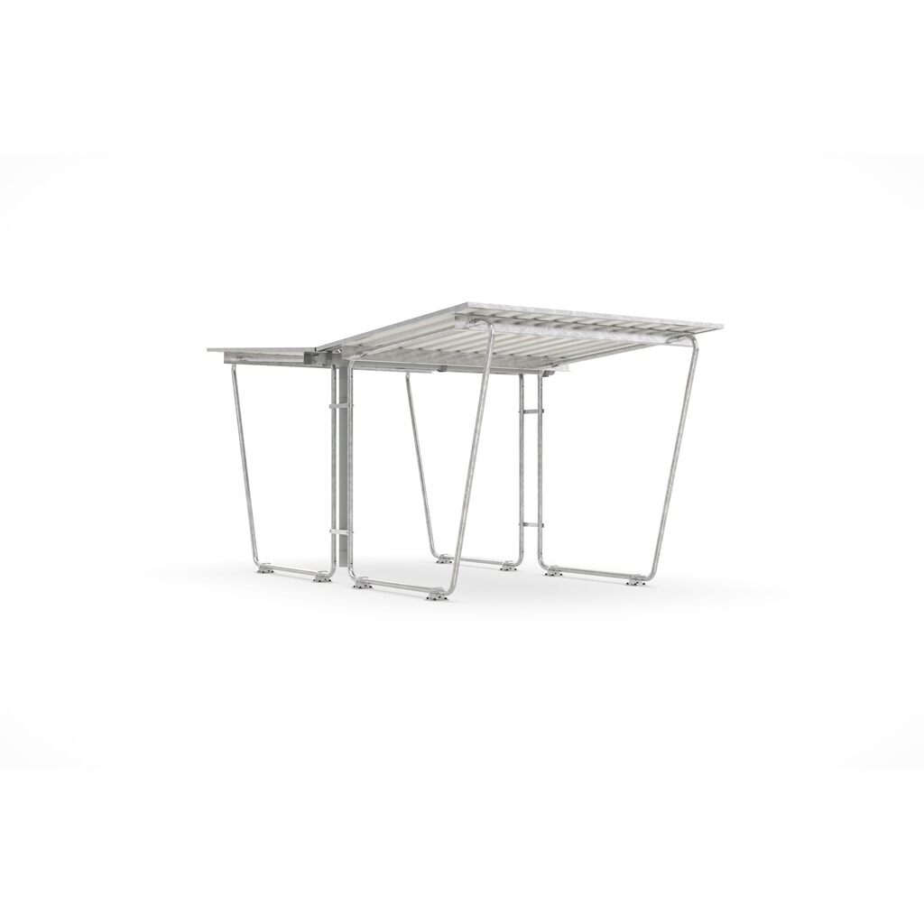 Abri BASIC, 2 côtés, MB, largeur 2 145 mm Illustration du produit: Abri BASIC, 2 côtés, MB, largeur 2 145 mm