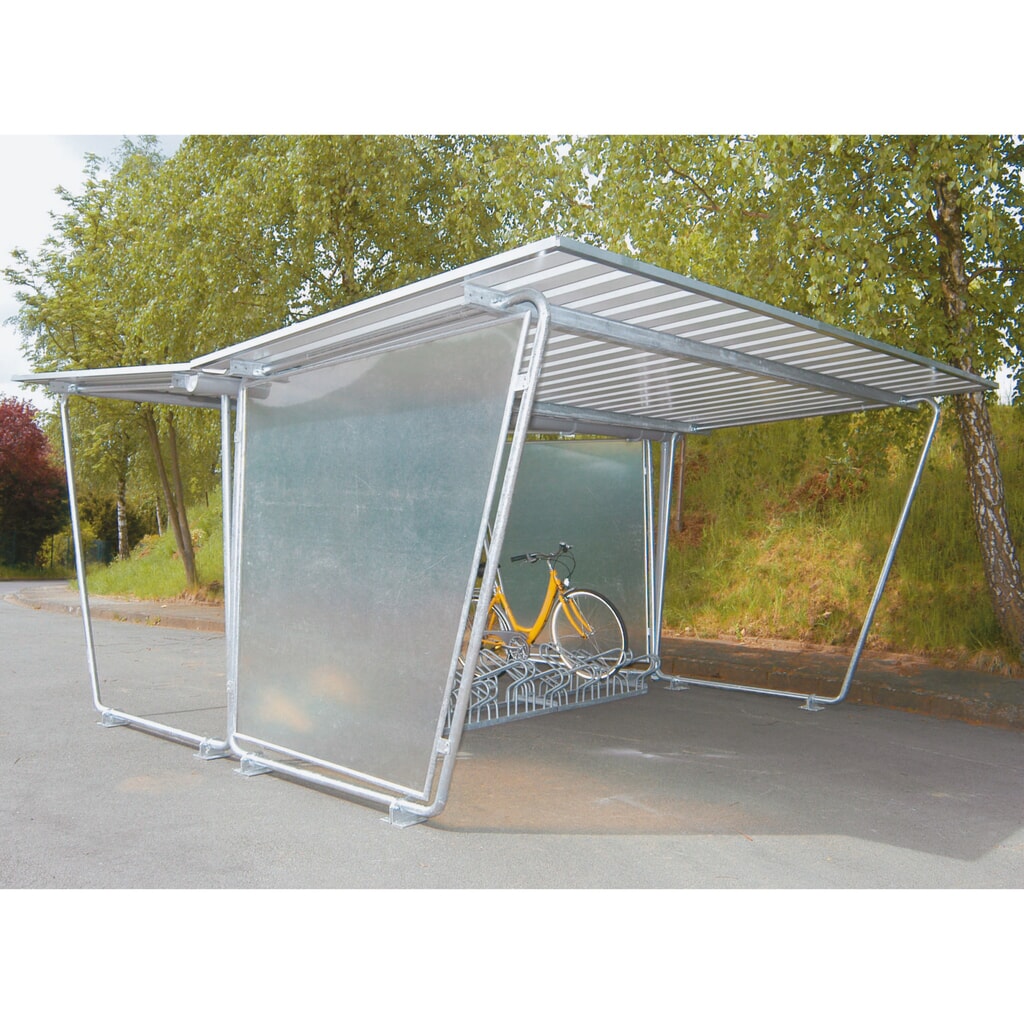 N° de l'image du produit 9 : Abri BASIC, 2 côtés, MB, largeur 2 145 mm