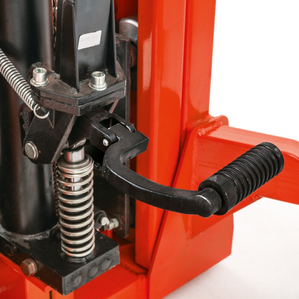 N° de l'image du produit 2 : Chariot élévateur hydraulique BASIC PSM 1.0 avec mât télescopique double, hauteur de levage 2 500 mm, capacité de charge 1 000 kg