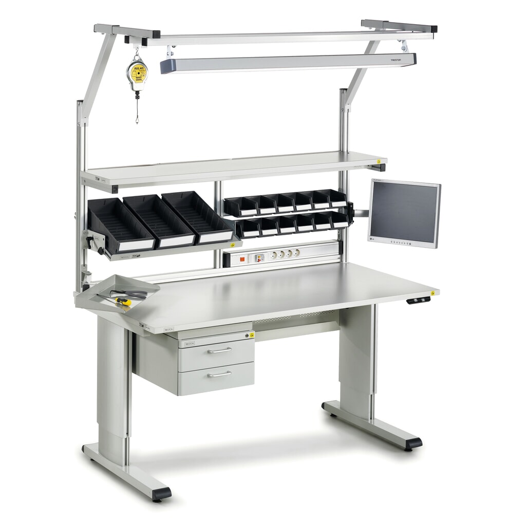 N° de l'image du produit 9 : Bac à bec compatible TRESTON, ESD, H x l x P 75 x 105 x 165 mm