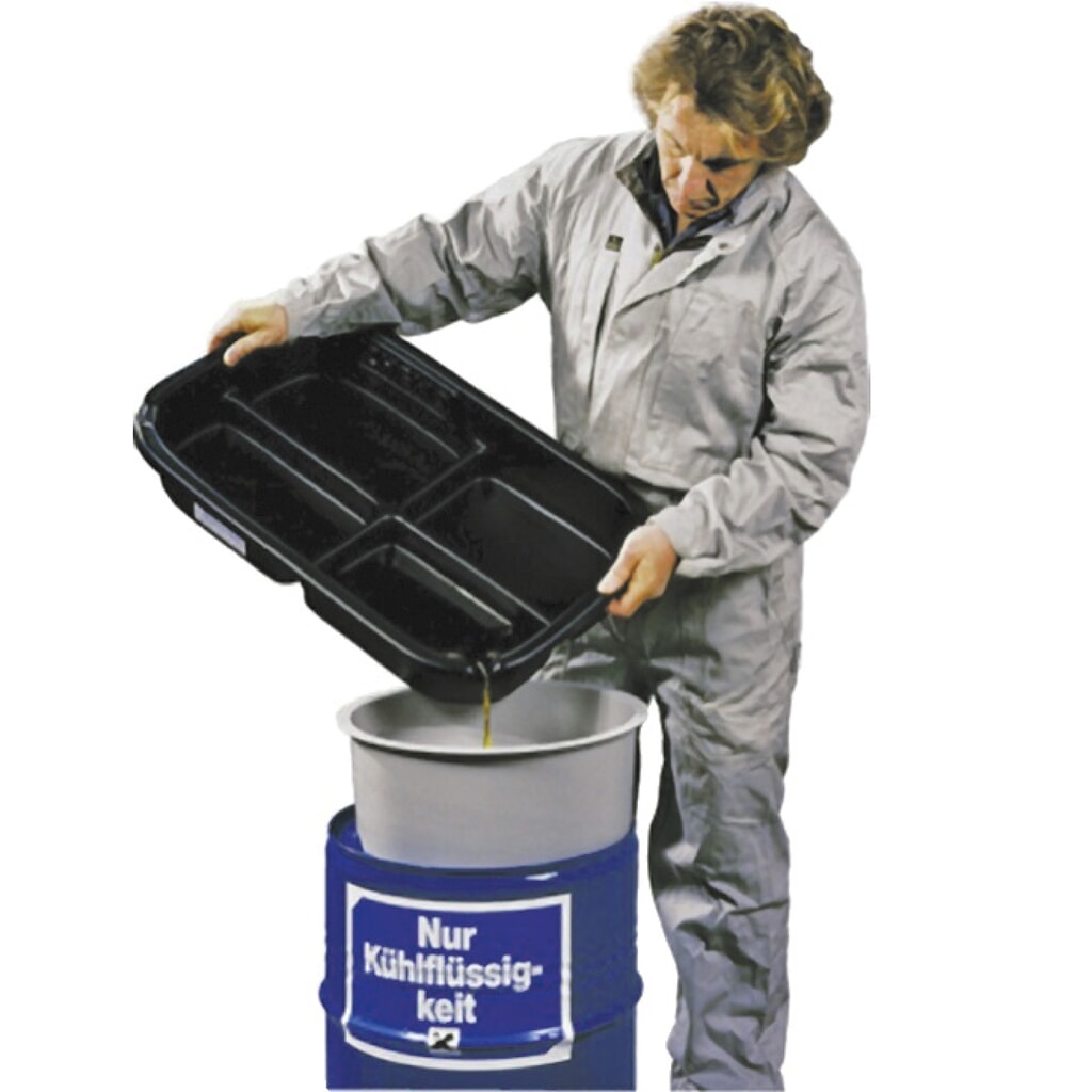 Bac de rétention CEMO pour petits conteneurs, en PE, contenance 20 l N° de l'image du produit 2 : Bac de rétention CEMO pour petits conteneurs, en PE, contenance 20 l