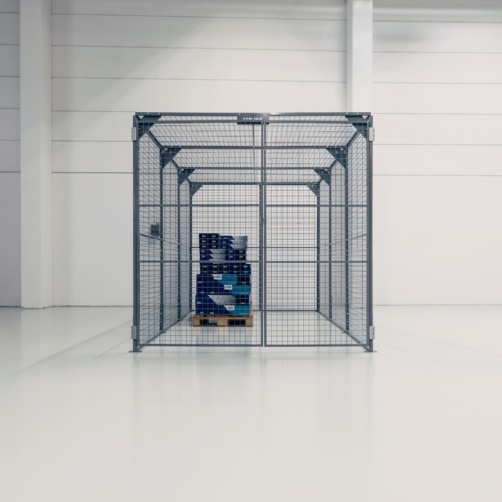 Bac de rangement TROAX®, peint, hxlxP 2.200 x 2.200 x 1.200 mm N° de l'image du produit 3 : Bac de rangement TROAX®, peint, hxlxP 2.200 x 2.200 x 1.200 mm
