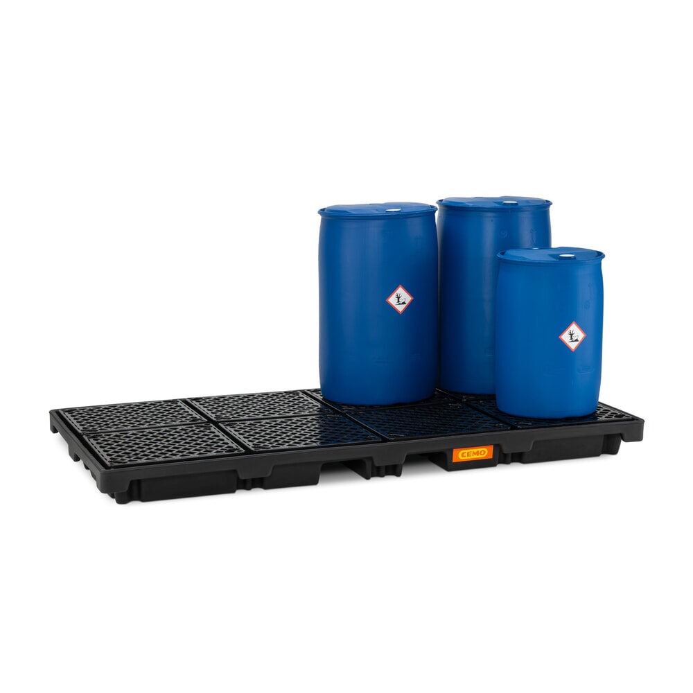 N° de l'image du produit 4 : Bac de récupération de fûts CEMO 270/8, 8x 200 l, contenance 270 l