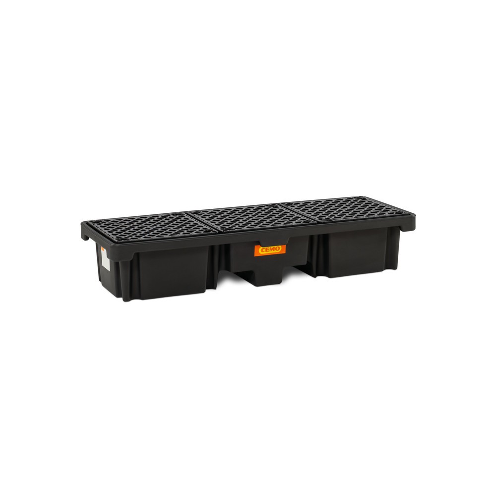Illustration du produit: Bac de récupération de fûts CEMO 230/3, 3x 200 l, contenance 215 l