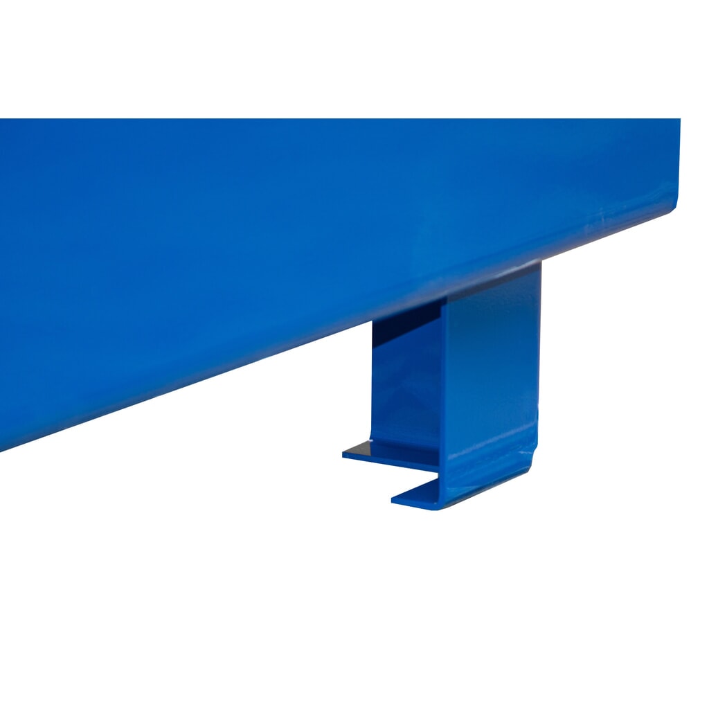 N° de l'image du produit 2 : Steinbock® bac de rétention , 4 x 200 l, H x l x P 285 x 1 200 x 1 200 mm, grille incluse, bleu