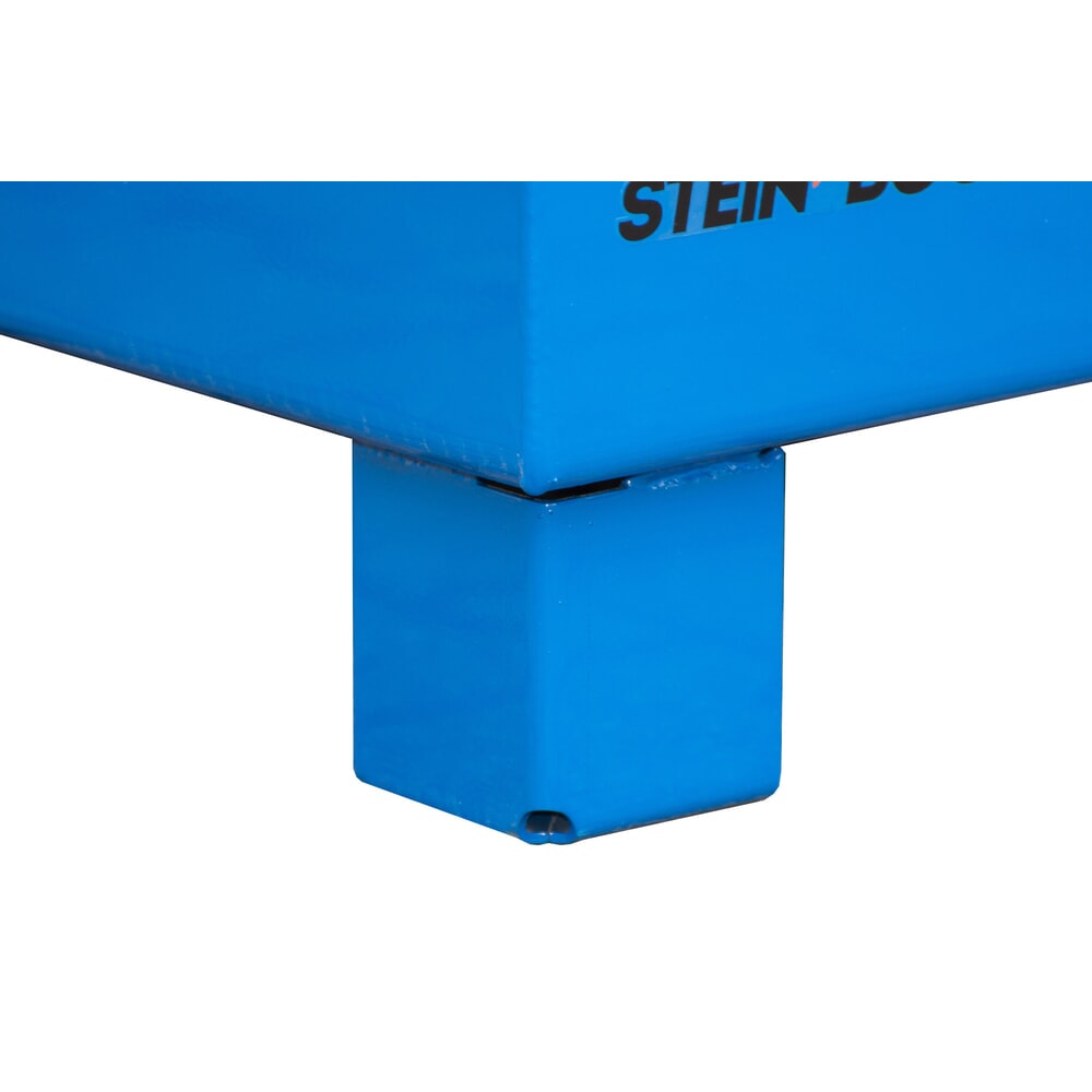 N° de l'image du produit 4 : Steinbock® bac de rétention , 2 x 200 l, H x l x P 360 x 1 200 x 800 mm, grille incluse, bleu