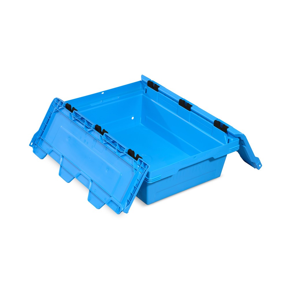 Illustration du produit: Allit Eurobox, en PP, haut. x larg. x prof. 199 x 600 x 400 mm, 29 litres, bleu