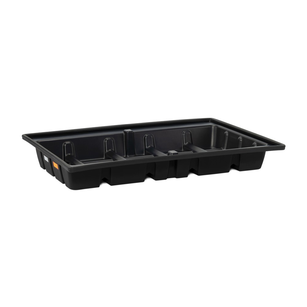 Illustration du produit: Bac suspendu pour rayonnage en PE CEMO 18/230, pour compartiment 1 800 x 1 100 mm, volume 230 l, pour 2 palettes