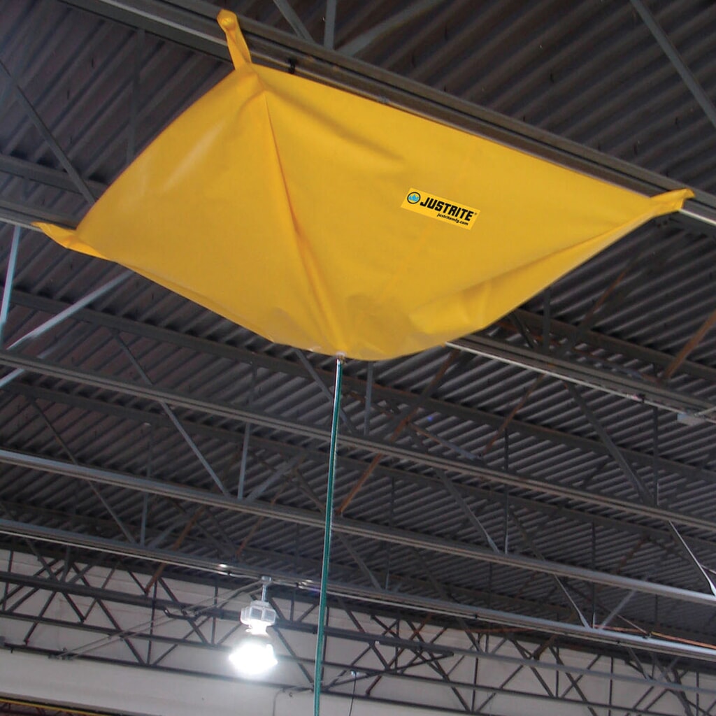 N° de l'image du produit 2 : Justrite® bâche de rétention en polyester, L x l 3,0 x 3,0 m, avec aimants