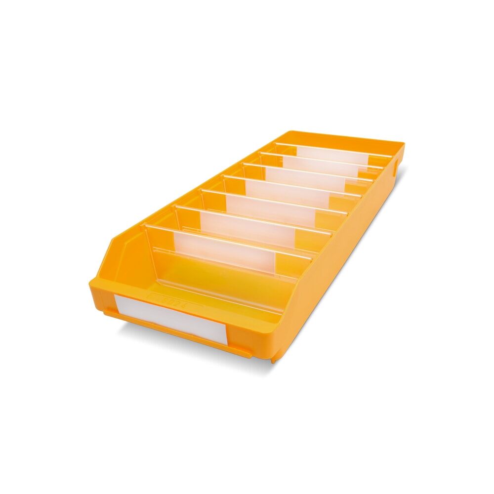 Illustration du produit: Bacs de rayonnage avec fenêtre de visualisation, l x P 240 x 600 mm, jaune