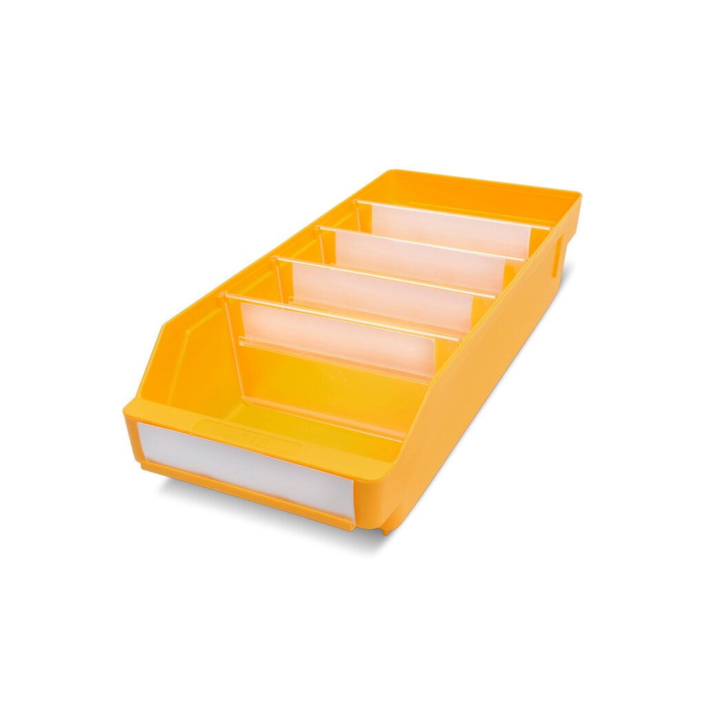 Illustration du produit: Bacs de rayonnage avec fenêtre de visualisation, l x P 180 x 400 mm, jaune