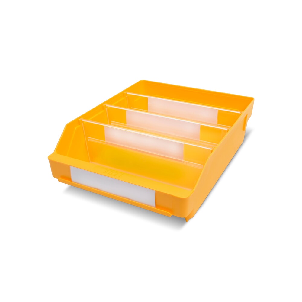 Illustration du produit: Bacs de rayonnage avec fenêtre de visualisation, l x P 240 x 300 mm, jaune