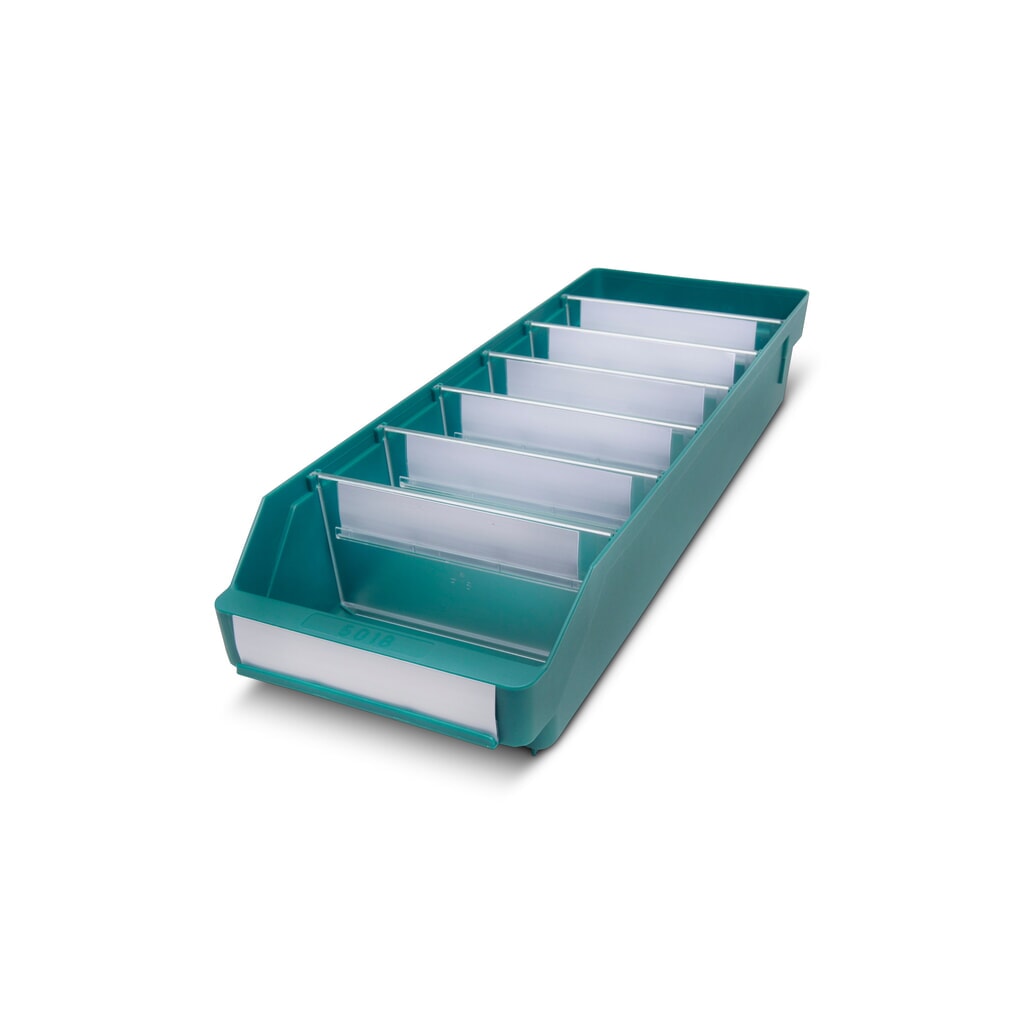 Illustration du produit: Bacs de rayonnage avec fenêtre de visualisation, l x P 180 x 500 mm, vert
