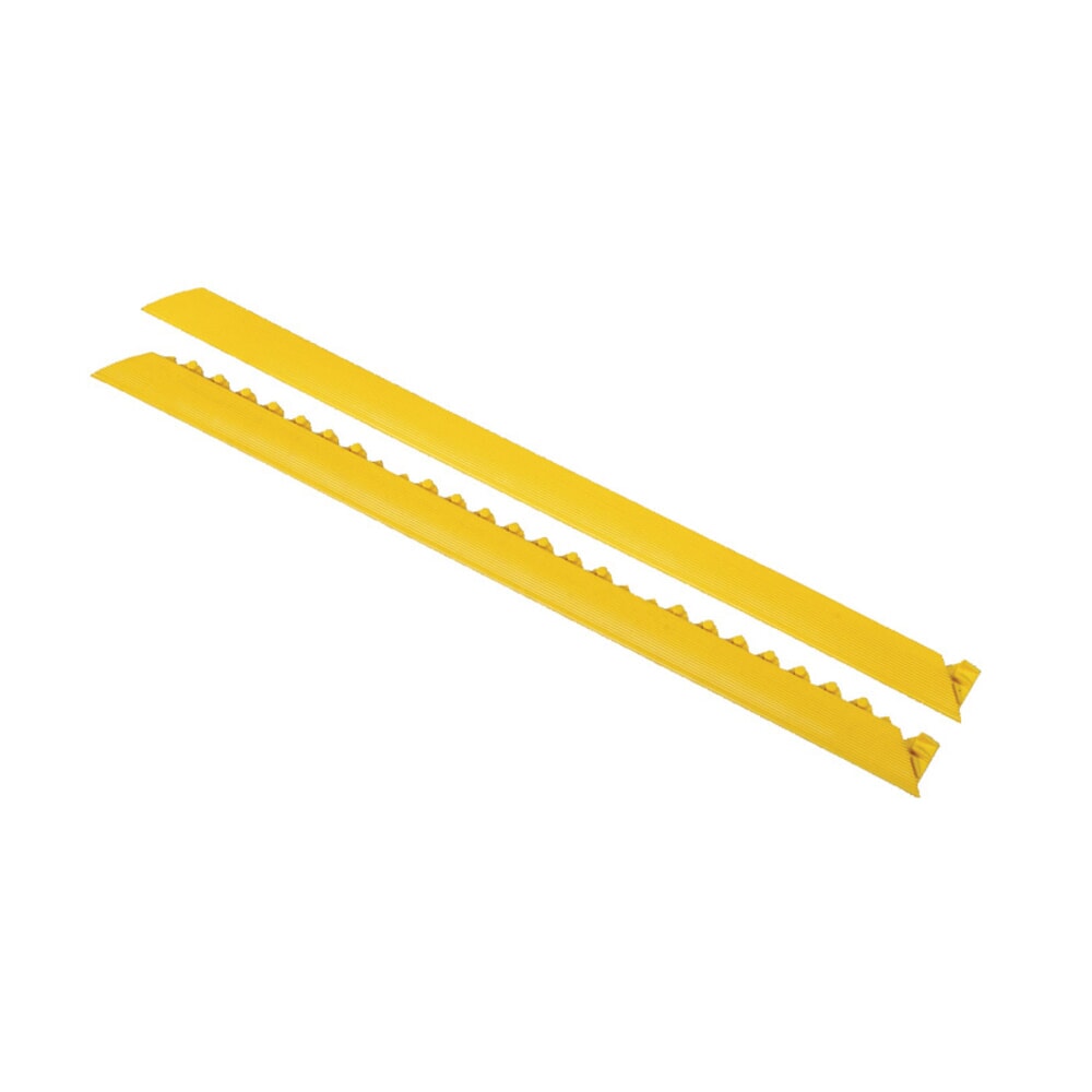 Illustration du produit: Baguettes pour système modulaire de dalles de sol pour postes de travail de montage, sans picots, lxP 50 x 910 mm, jaunes