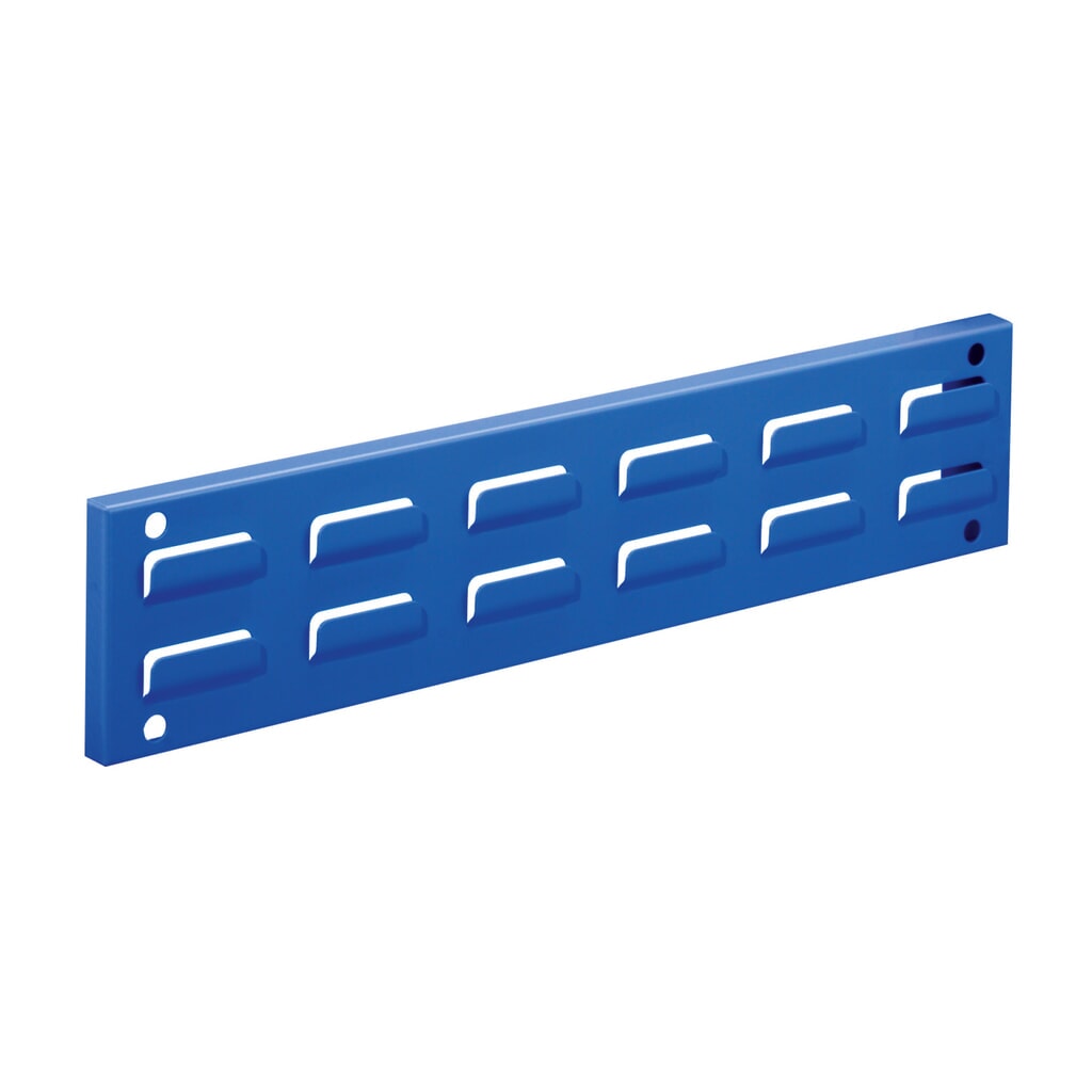Bande de panneaux à fentes, Hxl 100 x 460 mm, bleu gentiane Illustration du produit: Bande de panneaux à fentes, Hxl 100 x 460 mm, bleu gentiane