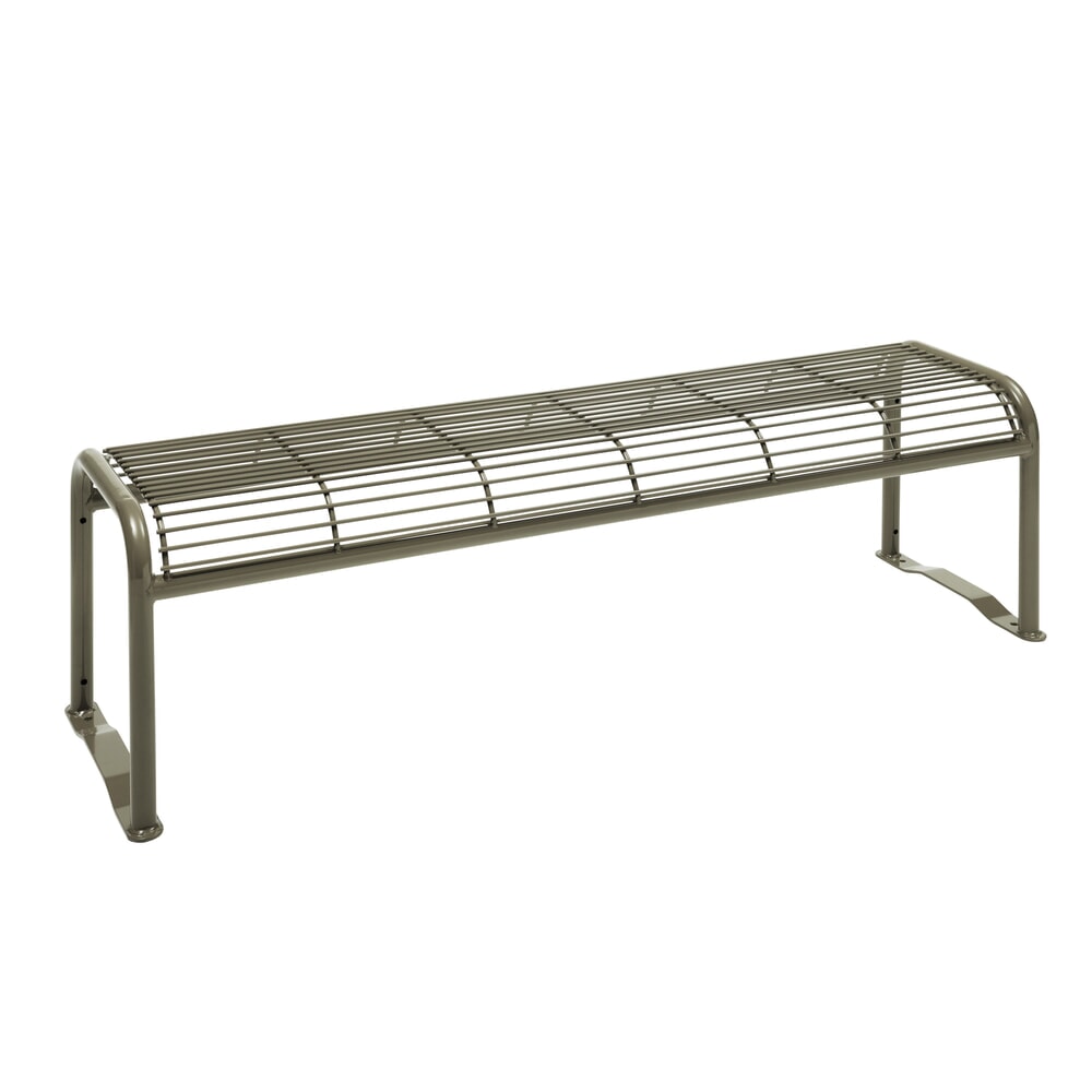 N° de l'image du produit 5 : Banquette en treillis métallique Apollo, sans dossier, rouge rubis
