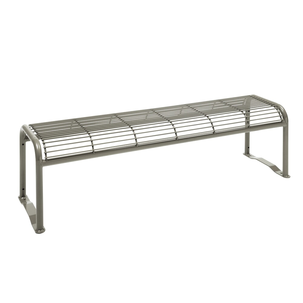N° de l'image du produit 6 : Banquette en treillis métallique Apollo, sans dossier, rouge rubis