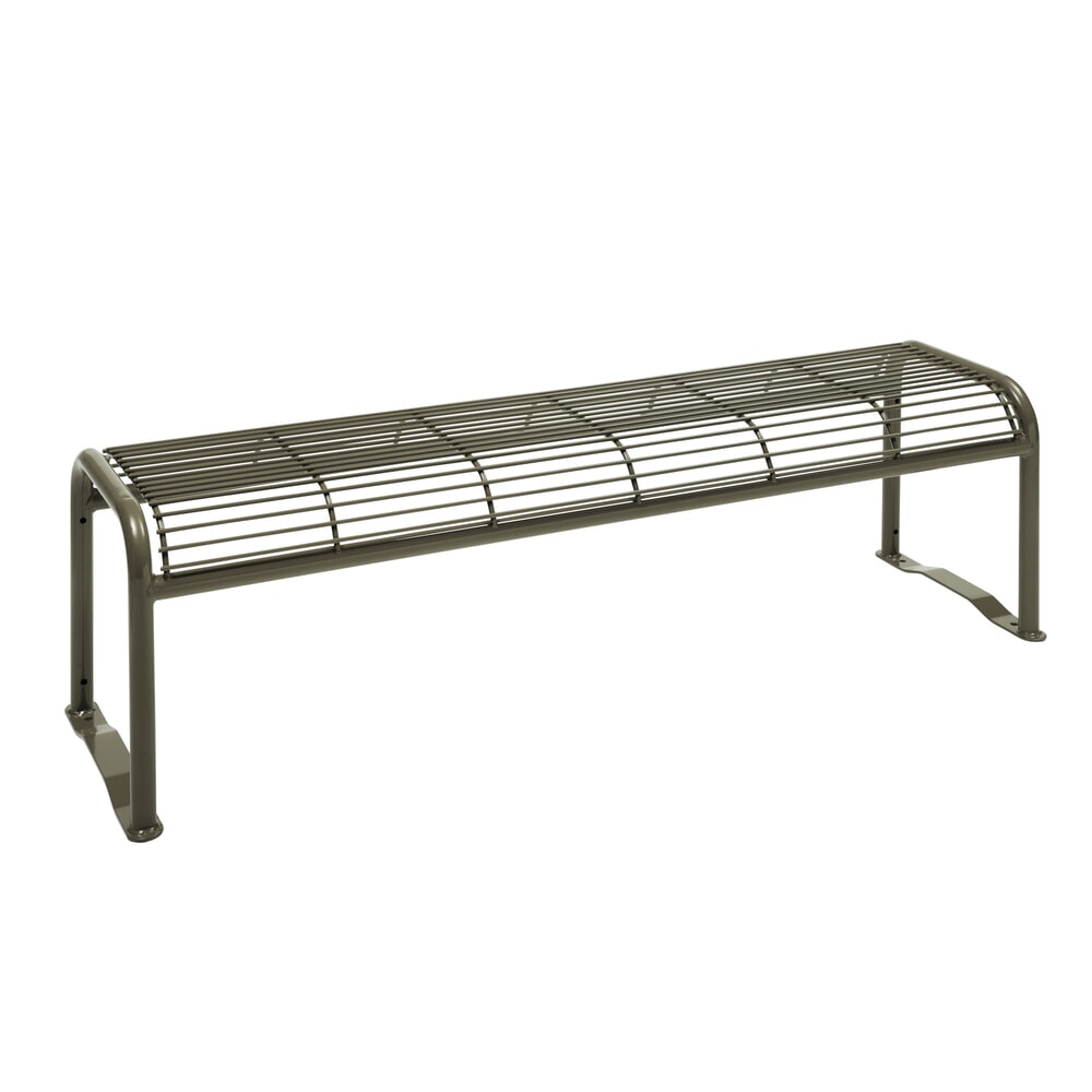 N° de l'image du produit 7 : Banquette en treillis métallique Apollo, sans dossier, rouge rubis