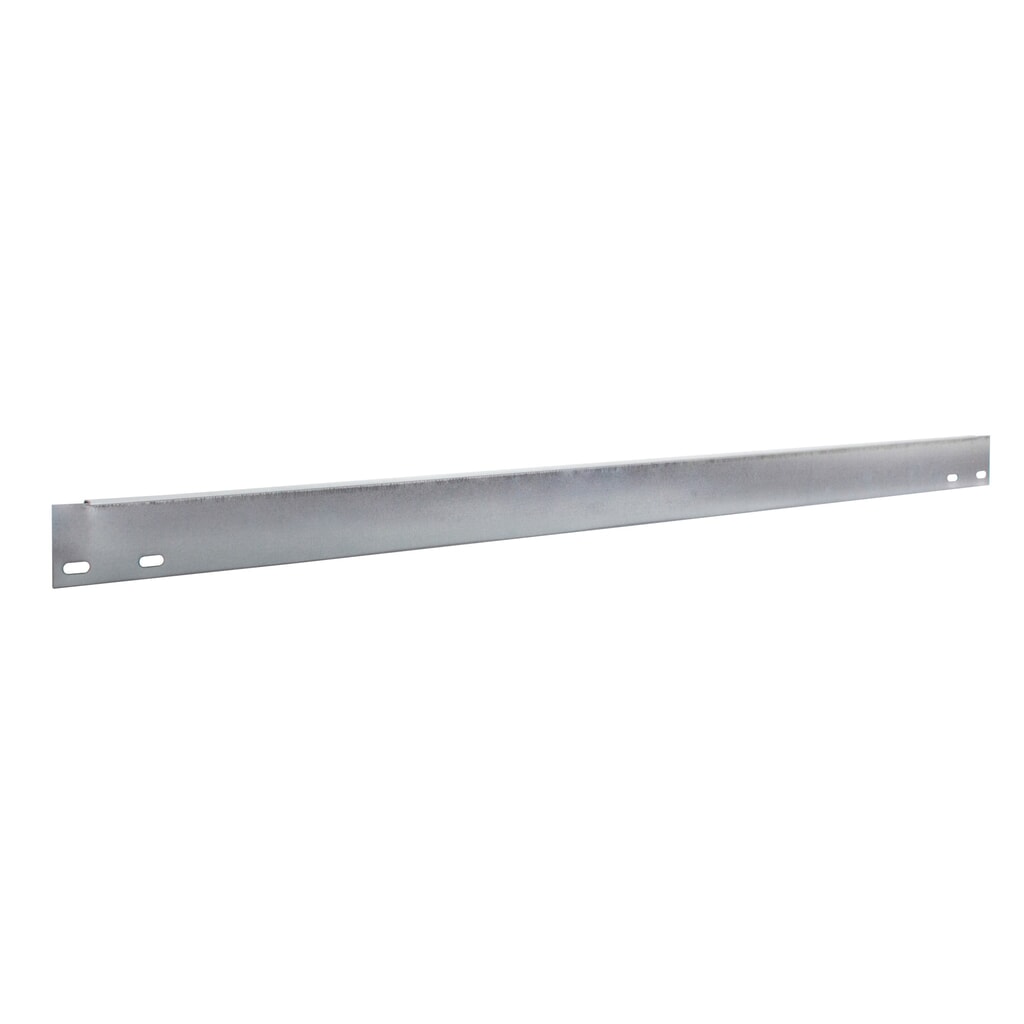 Barre de butée pour rayonnage à tablettes SCHULTE, galvanisée, Hxl 55 x 1 300 mm Illustration du produit: Barre de butée pour rayonnage à tablettes SCHULTE, galvanisée, Hxl 55 x 1 300 mm