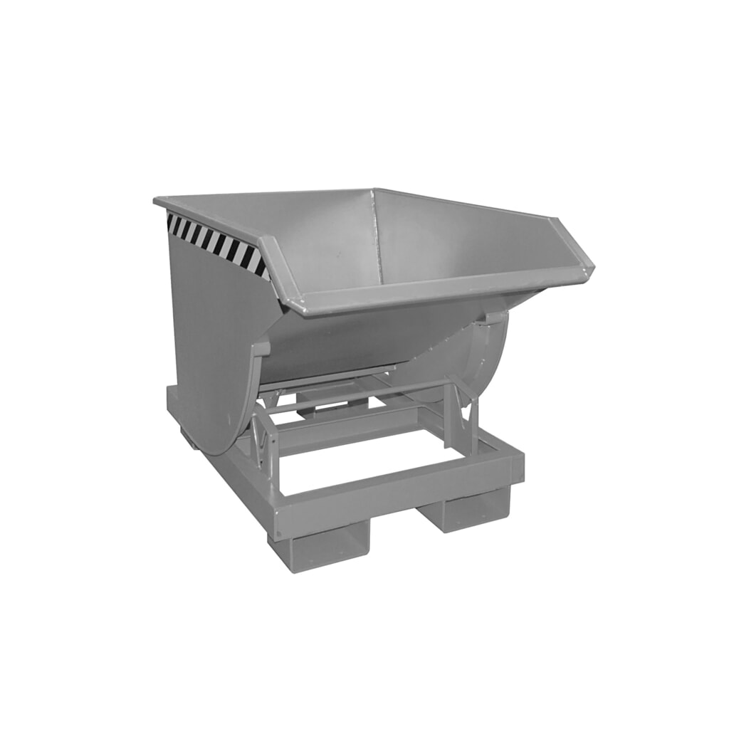 Bauer® Benne basculante avec mécanisme d’aide au basculement Premium, construction basse, galvanisée, sans couvercle, volume 0,3 m³ N° de l'image du produit 6 : Bauer® Benne basculante avec mécanisme d’aide au basculement Premium, construction basse, galvanisée, sans couvercle, volume 0,3 m³