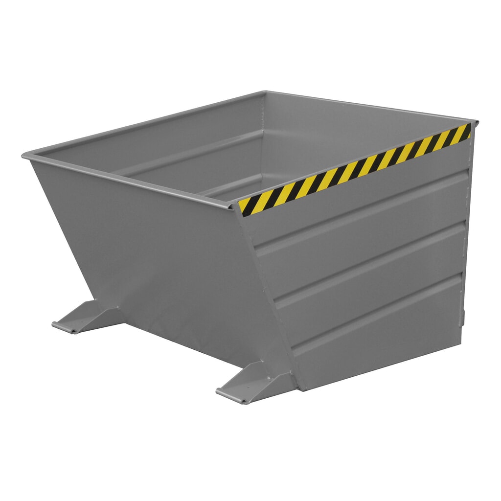 Bauer® Conteneur basculant compact, peint, volume 1 m³, RAL 7005 gris souris N° de l'image du produit 1 : Bauer® Conteneur basculant compact, peint, volume 1 m³, RAL 7005 gris souris