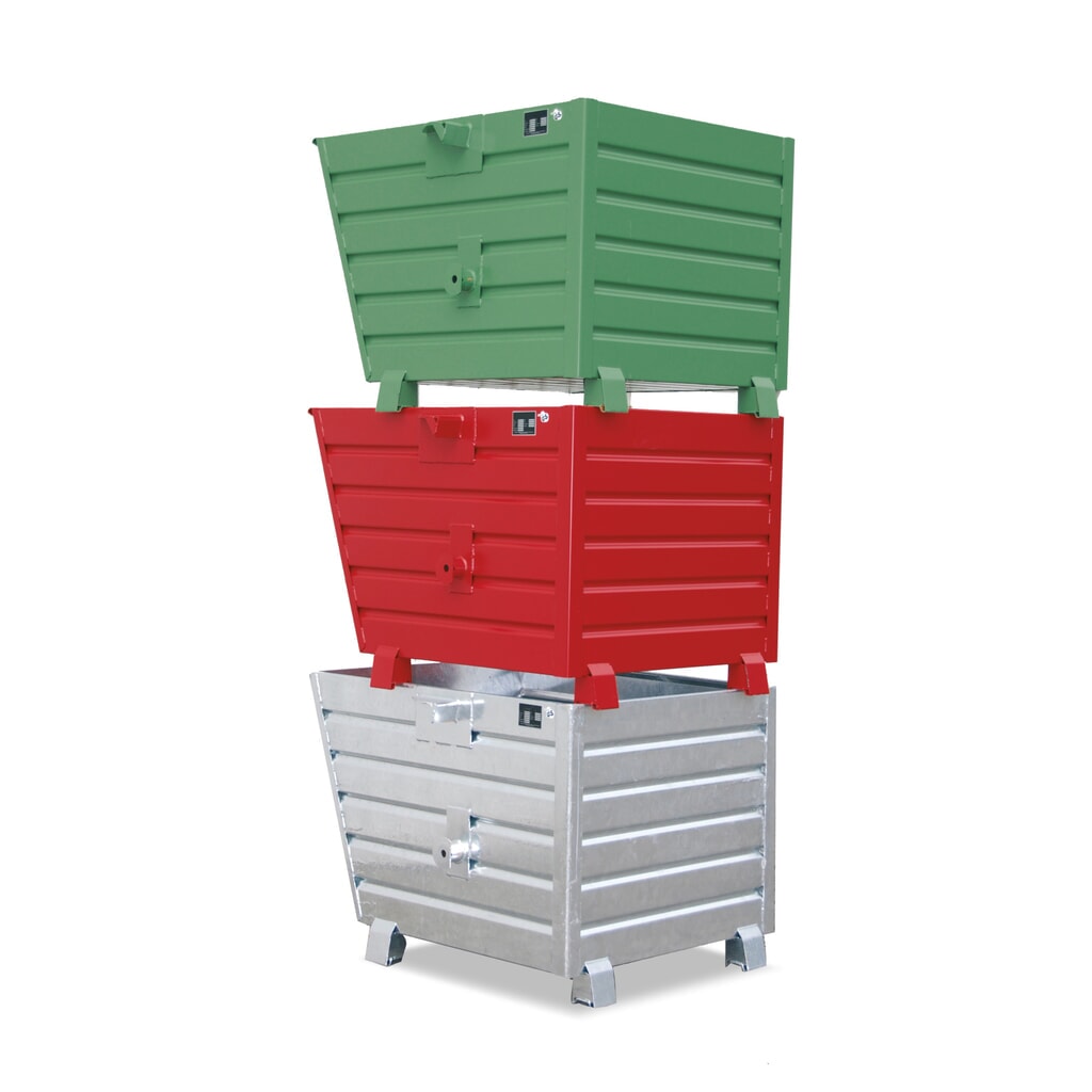 Illustration du produit: Bauer® Benne basculante empilable, galvanisée, volume 0,9 m³