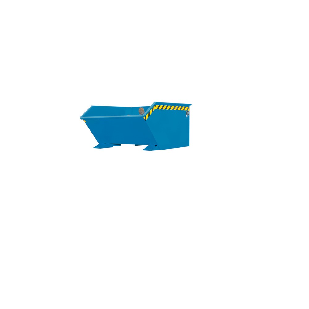 N° de l'image du produit 4 : Bauer® Benne basculante, construction basse, peint, volume 0,5 m³, RAL 3000 rouge feu