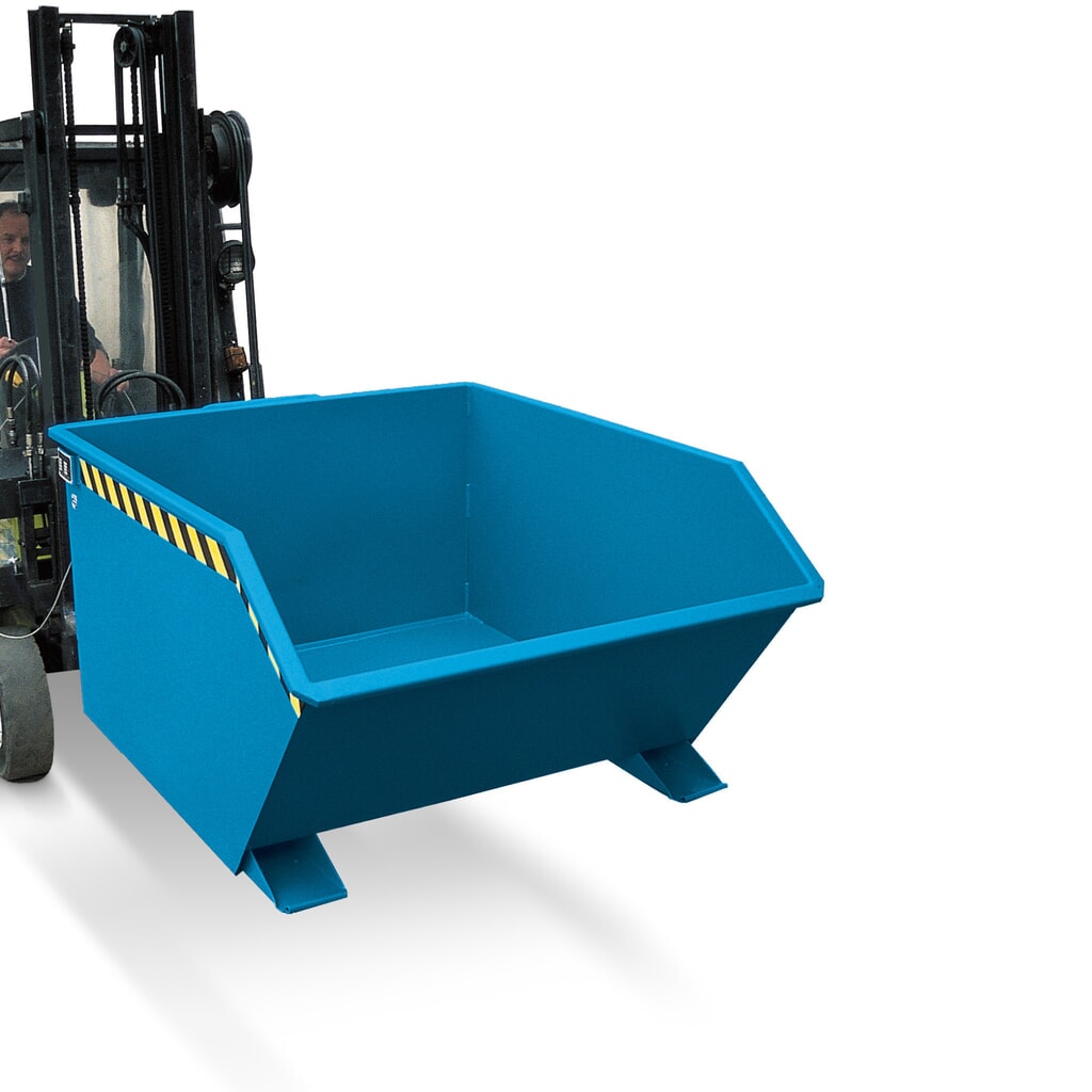 N° de l'image du produit 5 : Bauer® Benne basculante, faible hauteur de construction, galvanisée, capacité de charge 750 kg, volume 0,3 m³