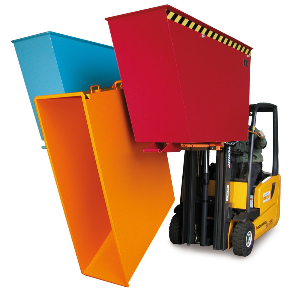 Bauer® Benne basculante Trio, 3 cuves, capacité de charge 1 500 kg, volume 3 x 0,6 m³ Illustration du produit: Bauer® Benne basculante Trio, 3 cuves, capacité de charge 1 500 kg, volume 3 x 0,6 m³