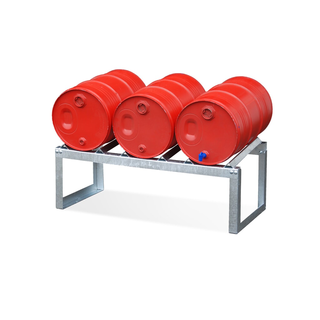 Bauer® Chevalet porte-fût avec support d’angle, 3x 60 litres N° de l'image du produit 2 : Bauer® Chevalet porte-fût avec support d’angle, 3x 60 litres